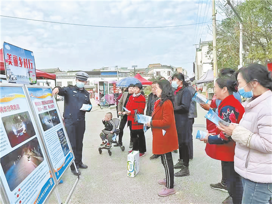 韩城公安交警 利用农村“大喇叭”发出交安“好声音”