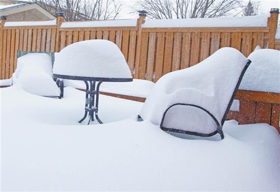 暴风雪袭击加拿大大多伦多地区