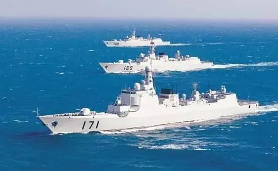 ▲当年很难想象，未来的中国海军会有这么迅速的变化。